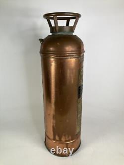 Vintage The Columbia Defense Fire Corp Fire Extinguisher 24 Tall New York EMPTY