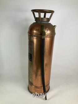Vintage The Columbia Defense Fire Corp Fire Extinguisher 24 Tall New York EMPTY