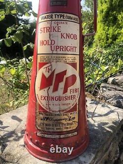 Vintage The Mfp Fire Extinguisher New Bald Street Liverpool