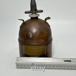 W. H. McNutt New York City Fire Department FDNY Fire Extinguisher Oil Can Brass