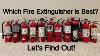 Which Fire Extinguisher Is Best Let S Find Out Amerex Kidde First Alert Badger Ansul Tested