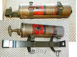 Wwii Fire Extinguisher Fyr-fyter & New Bracket Jeep MB Gpw Cckw M38 Cj2a