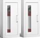 ZONON Lot of 2 Surface Mount 10lb Fire Extinguisher Cabinets Industrial, $190.99