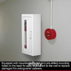 ZONON Lot of 2 Surface Mount 10lb Fire Extinguisher Cabinets Industrial, $190.99