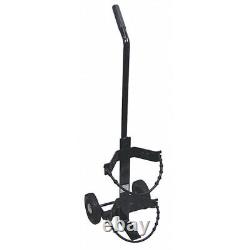 ZORO SELECT Fire Extinguisher Wheeled Cart, 30 lb, Black, 859