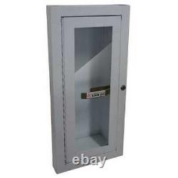 Zoro Select 1Rk38 Fire Extinguisher Cabinet, Semi Recessed, 26 3/4 In Height