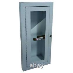 Zoro Select 1Rk38 Fire Extinguisher Cabinet, Semi Recessed, 26 3/4 In Height