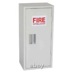 Zoro Select 35Gx44 Fire Extinguisher Cabinet, Surface Mount, 25 9/16 In Height